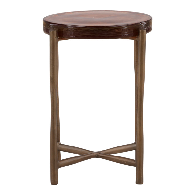 Jovanna Side Table Rust