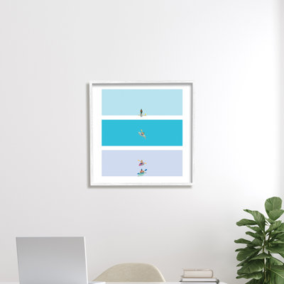 " Modern Paddle Boarding And Kayaks Athletes Summer Sports "