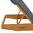 DaPrato Modern Coastal Acacia Wood Adjustable Chaise Lounge With Sculptural Boat-Shape Design And Cushions-123140982