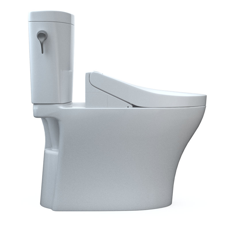 Aquia® Dual-Flush Elongated Bidet Toilet with Tornado Flush (Seat Included)