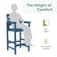 Tabouret de bar Adirondack en plastique Dalson-702619451