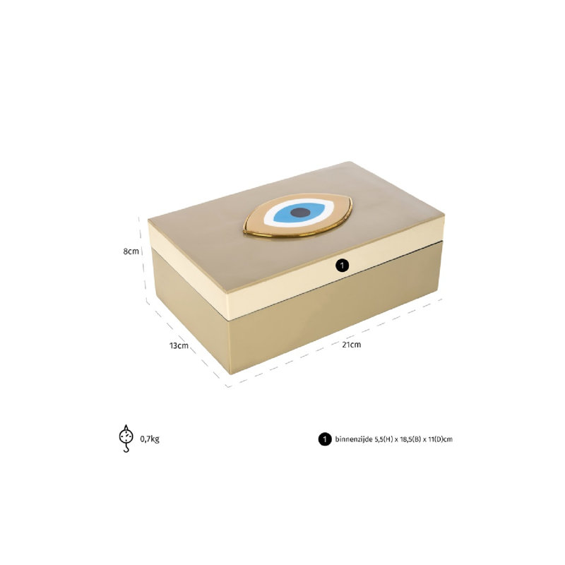 Gaby Resin Decorative Box