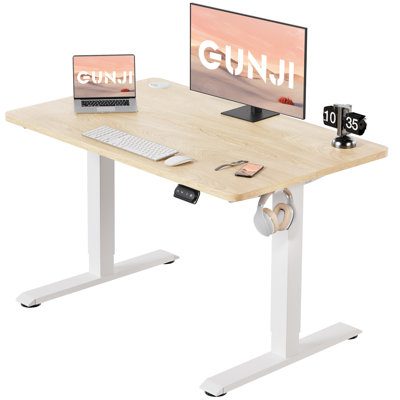 Electric T-Shape Height Adjustable Standing Desk