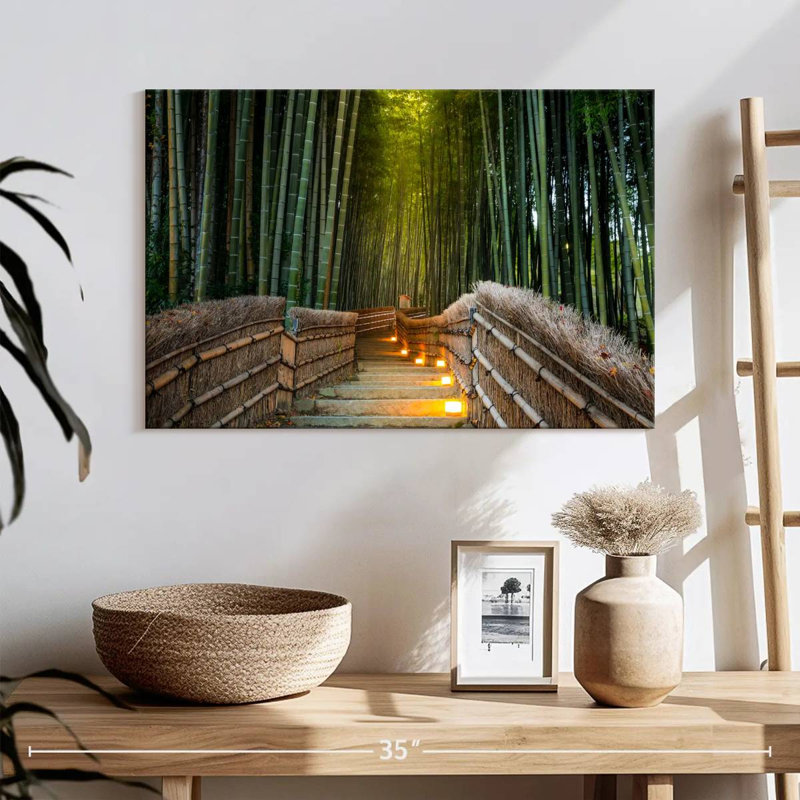Forêt de bambous séchés, Sebbie, Arashiyama, H 16 po x l 24 po