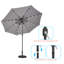 Parasol de marché éclairé 108,00 po Donyu-609550035