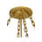 Leszek 6 - Light Gold Single Pendant