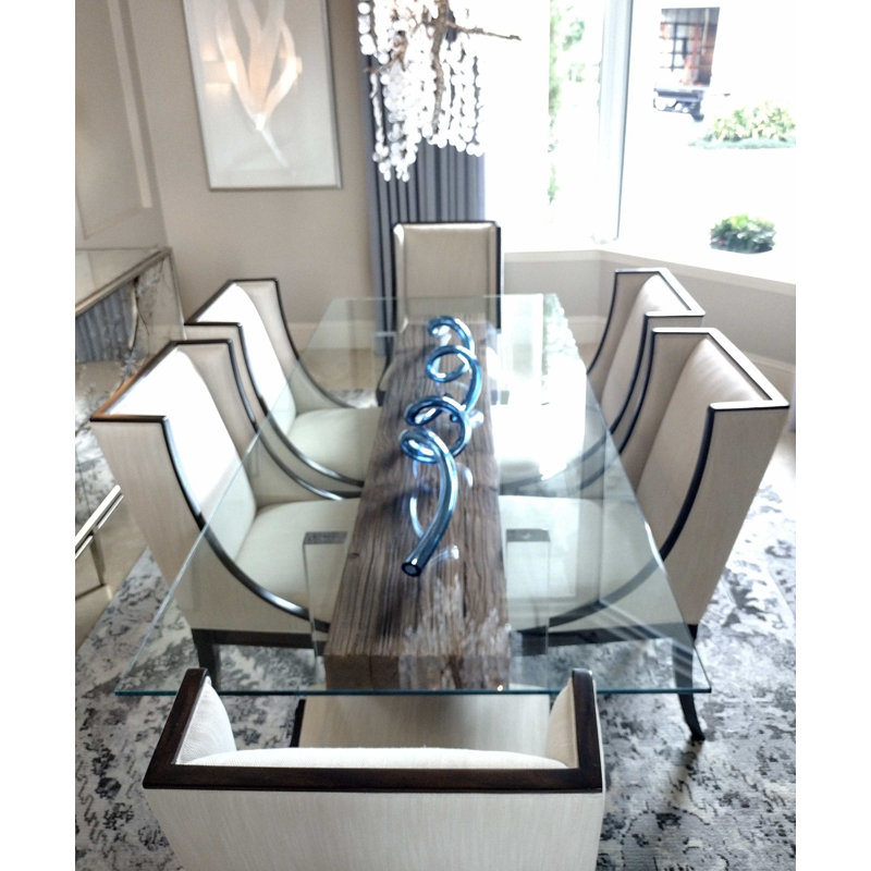 Fiorela Glass Dining Table