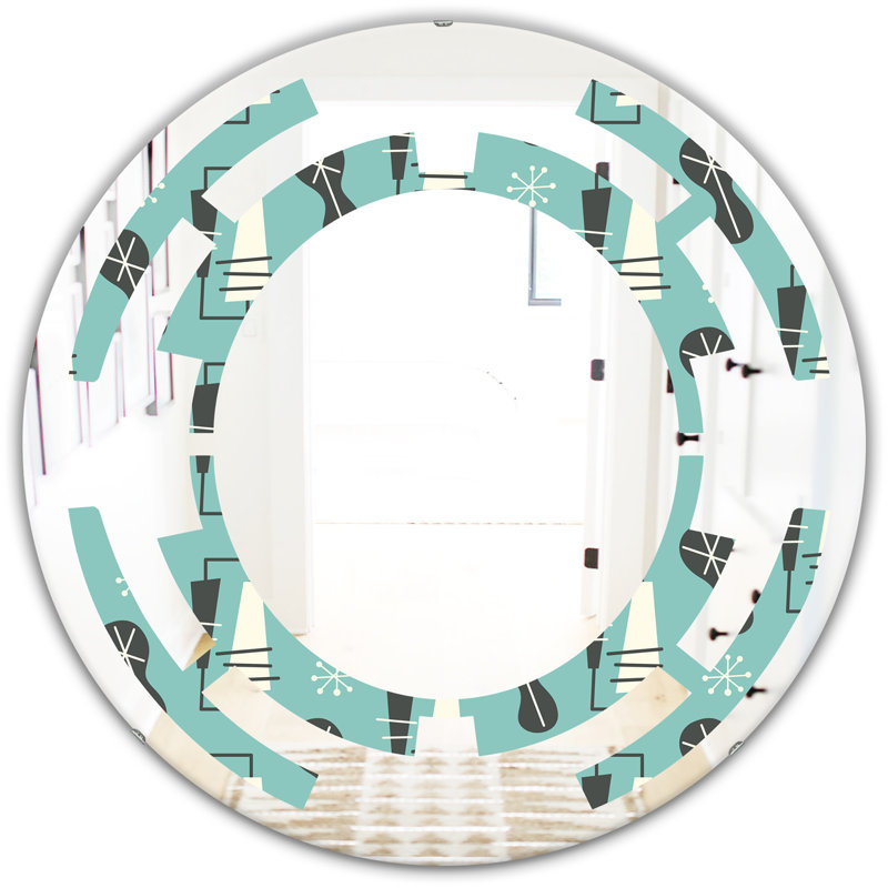 Miroir mural sans cadre Space 1950, 23,6 po x 23,6 po