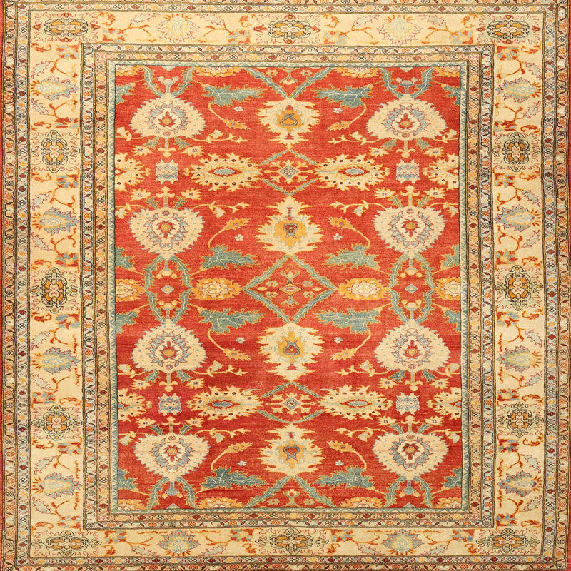 Oriental Indoor Rug, Square 5'