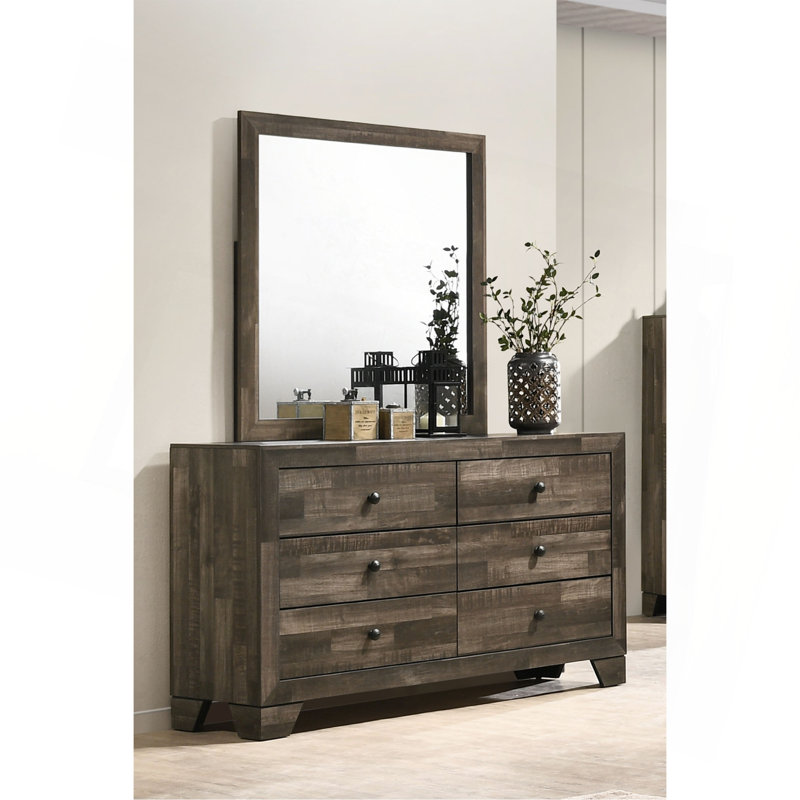 Mobilier de chambre en bois 1 pièce, Gris