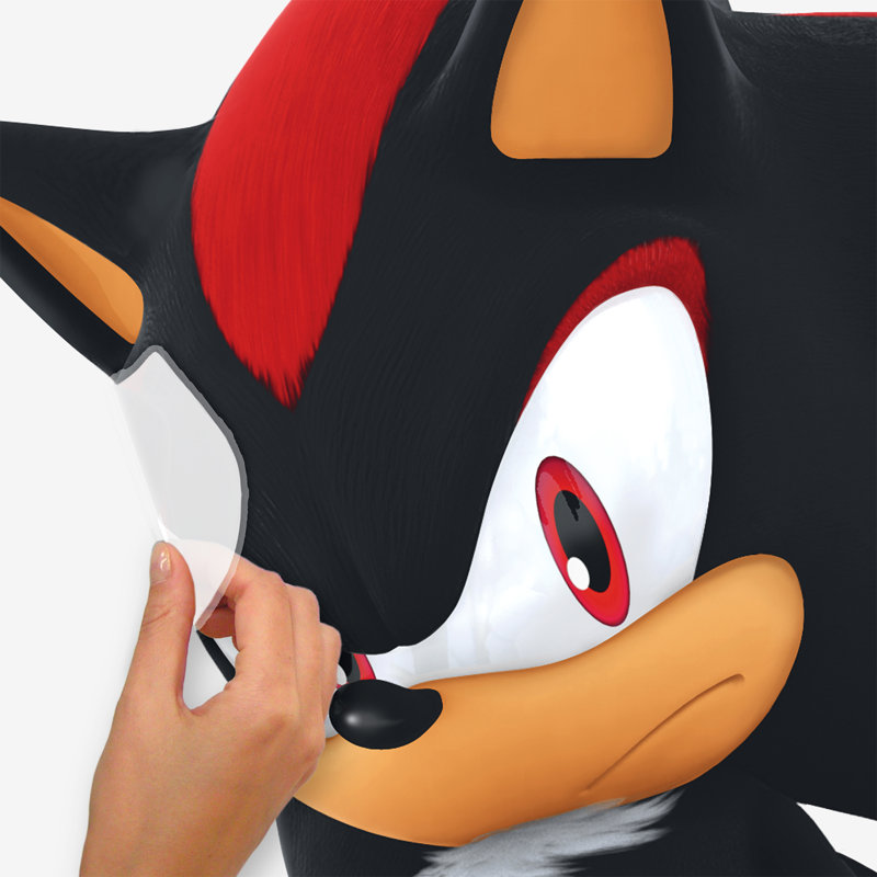 Décalcomanie murale Sonic The Hedgehog Knuckles and Shadow