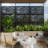 6ft. H × 4 ft. W Metal Privacy Screen Fence Panel Bamboo Leave Pattern-55887640