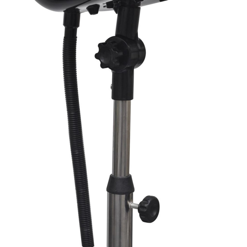 Bluford Black Pedestal Shampoo Sinks