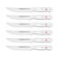 WÜSTHOF Gourmet White 6-Piece Steak Knife Set