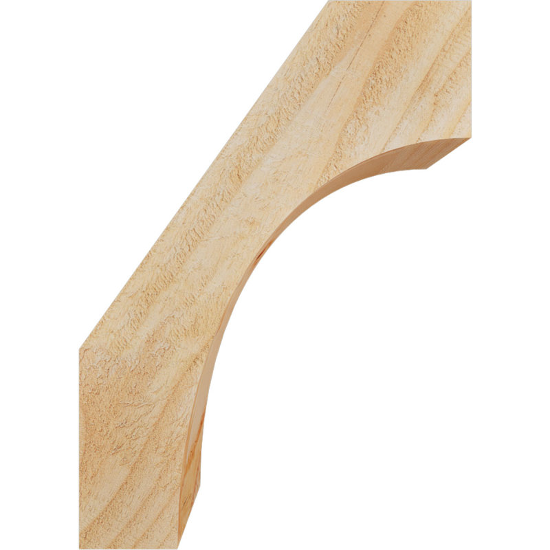 Attelle de genou Westlake, Sapin de Douglas, H 14 po x l 4 po x P 10 po, Brute