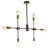 Casmin 6 - Light Dimmable Sputnik Modern Linear Chandelier-1166418618
