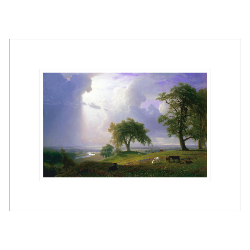 California Spring by Albert Bierstadt -Framed Giclee Print, 21.19" H x 29.5" W