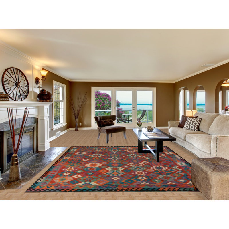 Tapis oriental Kilim en laine All-Over