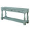 63Inch Long Wood Console Table With 3 Drawers And 1 Bottom Shelf For Entryway Hallway Easy Assembly Extra-Thick Sofa Table