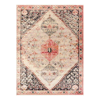 Unique Loom Indoor/outdoor Traditional Area Rug In Brown;beige