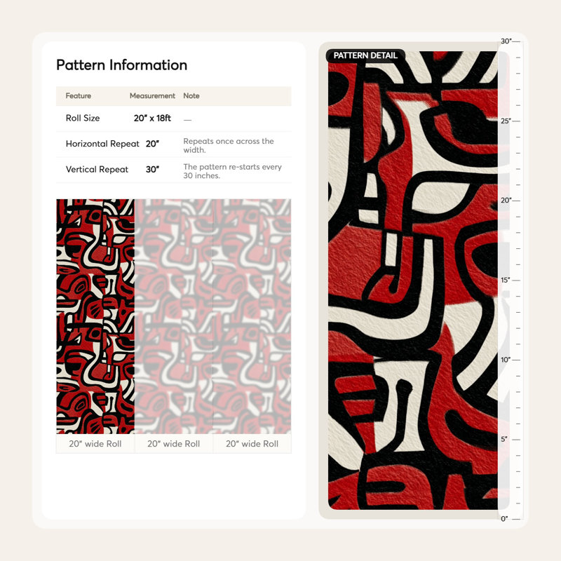 Abstract Wallpaper Geometric Modern Wall Double Roll