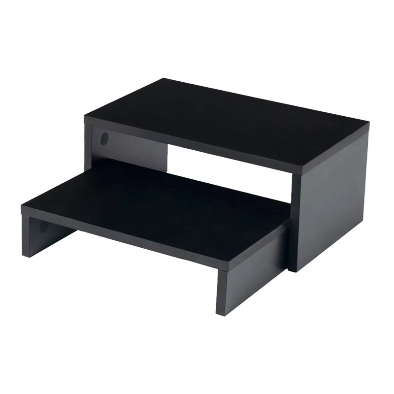 Shwana Manufactured Wood Monitor Stand, Black