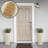 Set of 2 Tall Outdoor Planters with Removable Flower Plant Pot Liners, White