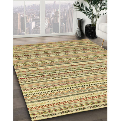 Tapis décoratif multicolore à motif abstrait
