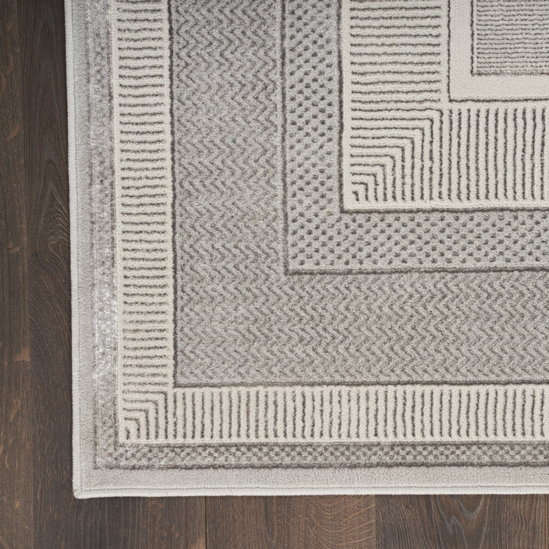 Geometric Area Rug, Rectangle 2'3" x 7'6"