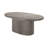 Ayniah 75" Oval Dining Table in Gray Concrete
