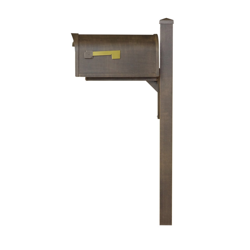 Boîte aux lettres montée sur poteau Curbside