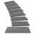 Rease Diamond Pattern Bullnosed Stair Treads (14pc) With Landing Mat (1pc) Set-1984895250
