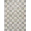 Chester Living Room Shaggy Area Rug Modern - Contemporary Checkered Design 30Mm Plush Pile Jute Backing Soft Woven Carpet -Hallway Indoor Rug, Grey,-1870324897