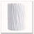 Modern White Outdoor Side Table with Wavy Fluted Design