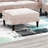 Blush Pink Modular With & Chairs, Suede-Like Fabric, Contemporary Living Room Furniture Furniture, 5Pcs Sectional Chair