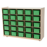 Natural Environments 25 Compartment Manufactured Wood Cubby