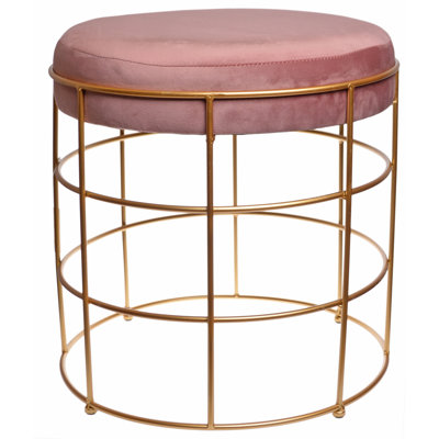 Depardieu Metal Accent Stool