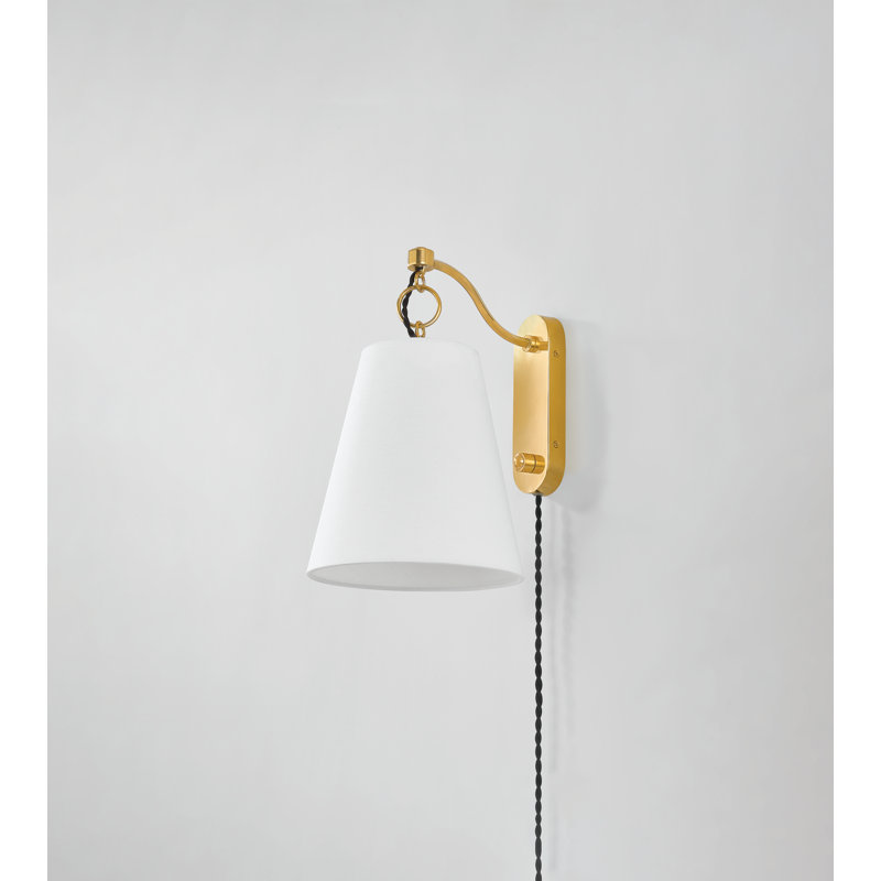 Joan 1 Light Plug-in Plug-in Sconce
