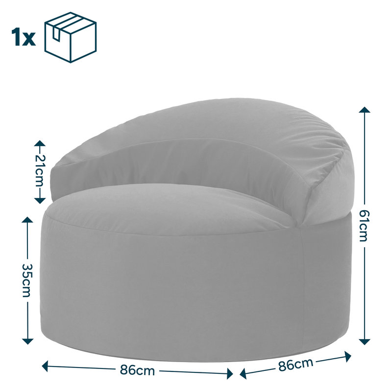 Bean Bag Chair, Olive