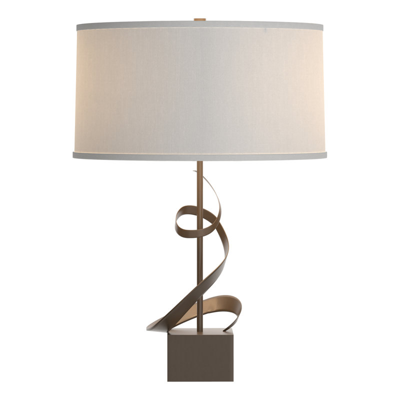 Gallery 22.9" Table Lamp, Natural Anna, Bronze