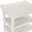 Table de chevet blanche antique