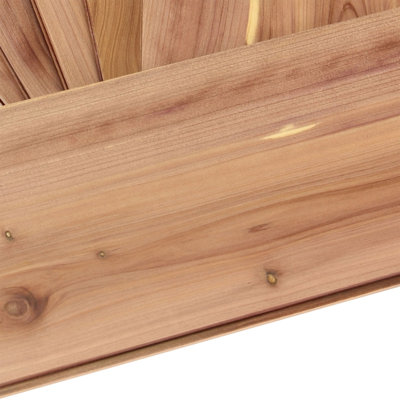 10‑Piece Cedar Fresh Cedar Panels, Eastern Red Cedar with Tongue & Groove Interlock