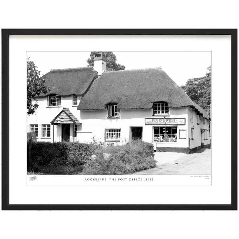 Rockbeare, the post office c1955 1 Piece Single Picture Frame Wall Art, 28cm H x 36cm W x 2.3cm D