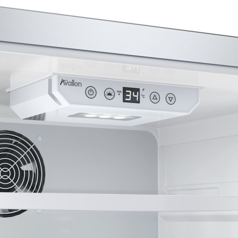 Avallon 5.66 Cubic Feet Convertible Mini Fridge, Right