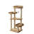 51.18" Natural Colour Standard Solid Wood Cat Tree