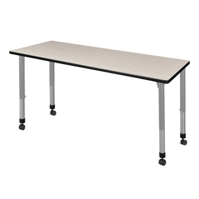 Kee Wood 60" Desk with Casters