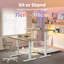 Adjustable Metal Base Computer Desk-863564175
