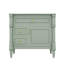 Meuble-lavabo 36 po, lavabo en céramique inclus, tiroir rabattable-392399919