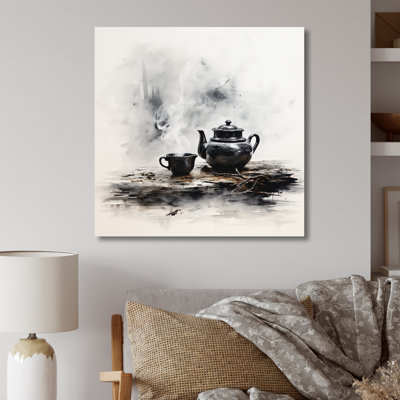 Art mural noir et blanc Boho