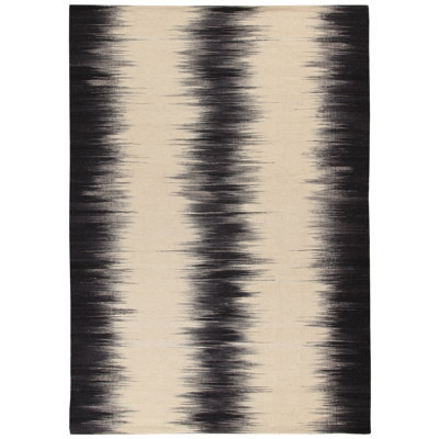 Ikat Abstract Hand Woven Area Rug
